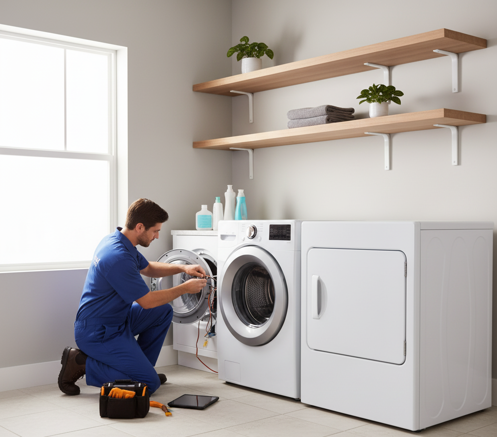 Certified washer and dryer repair in Delray Beach home